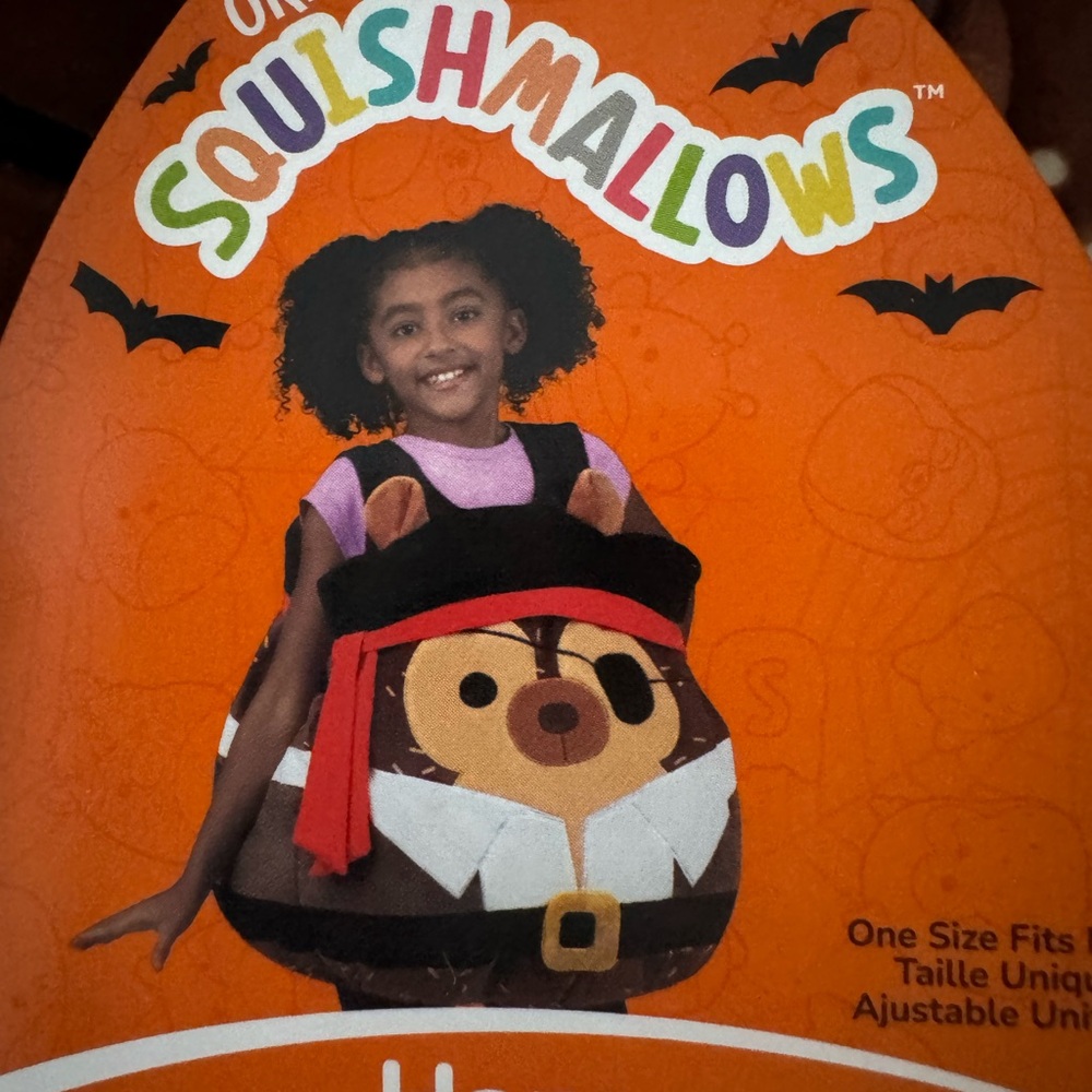 Squishmallow Hans Pirate Hedgehog Halloween Costume Kids New